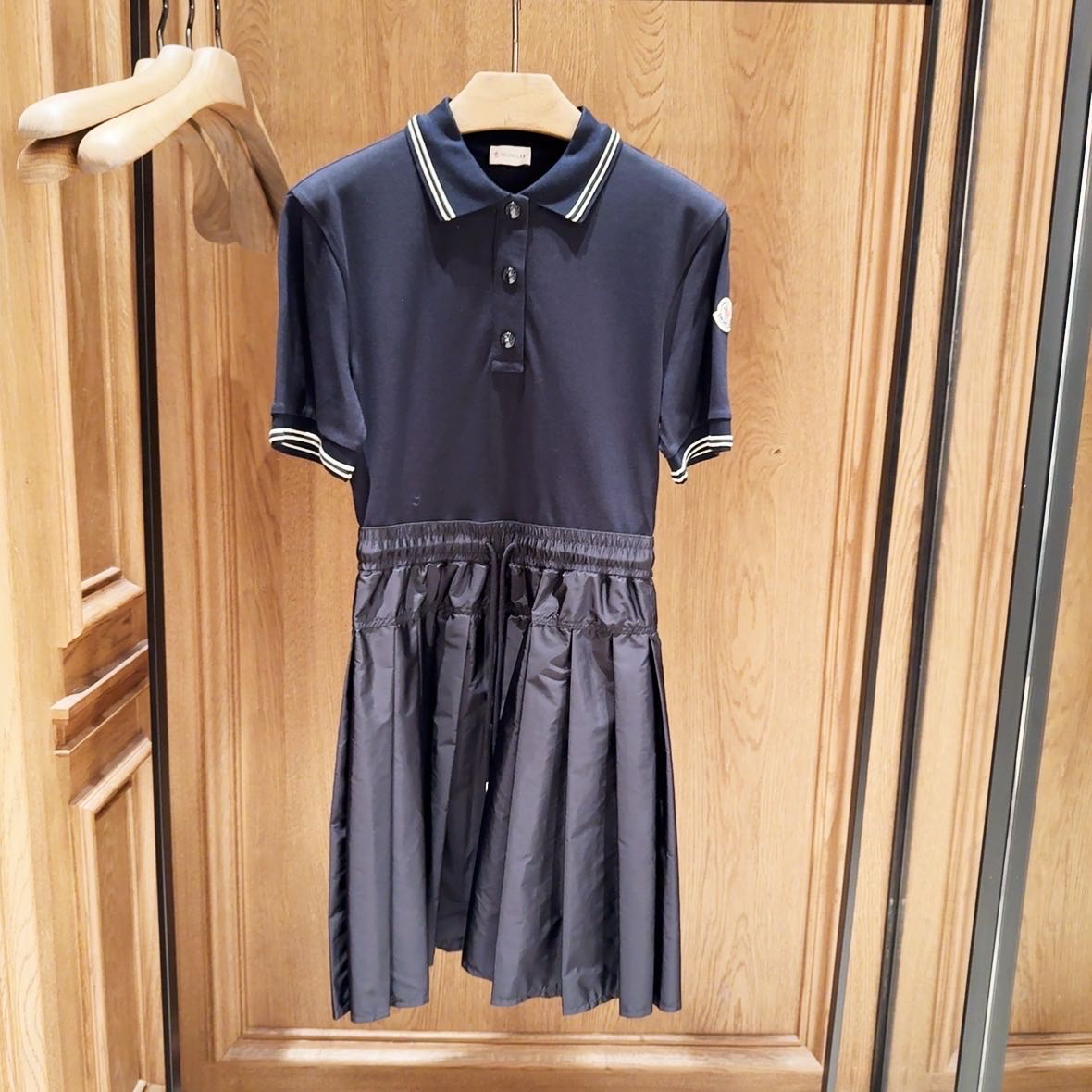Moncler Cotton Piquet Polo Shirt Dress K20938I0000689B2R778