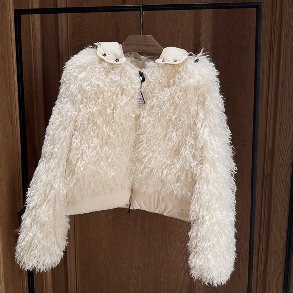 Vigiers Teddy Hooded Short Down Jacket