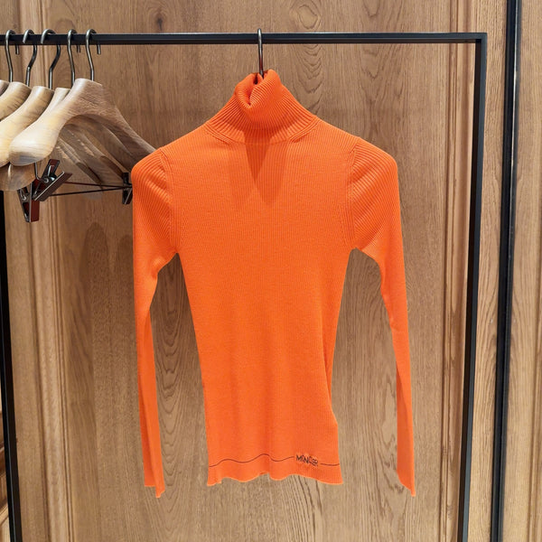 Logo Wool Polo Neck Jumper