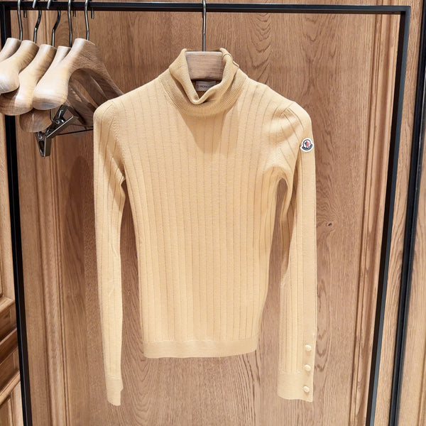 Wool Cashmere Polo Neck Jumper
