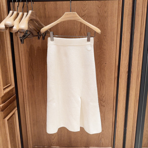 Wool &amp; Cashmere Midi Skirt