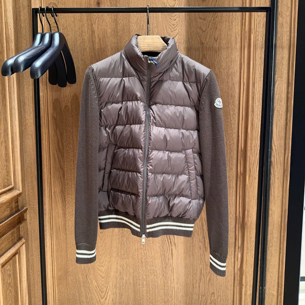 PADDED Zip-up Cardigan