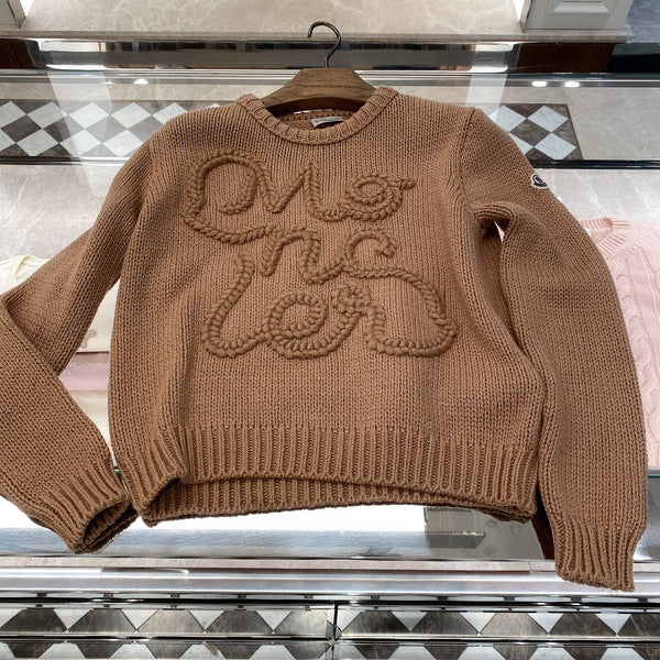 Embroidered Logo Cotton Jumper