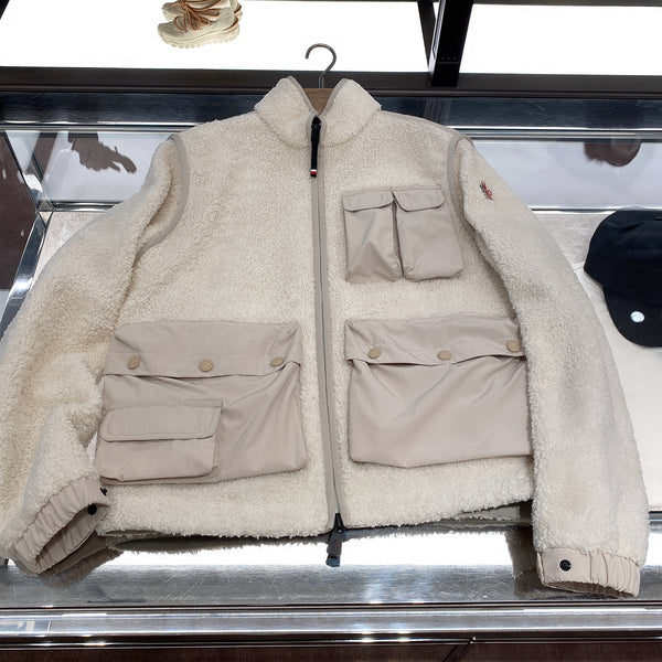 Padded Teddy Zip-Up Sweatshirt