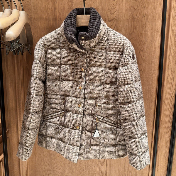 Antigony Wool Blend Short Down Jacket