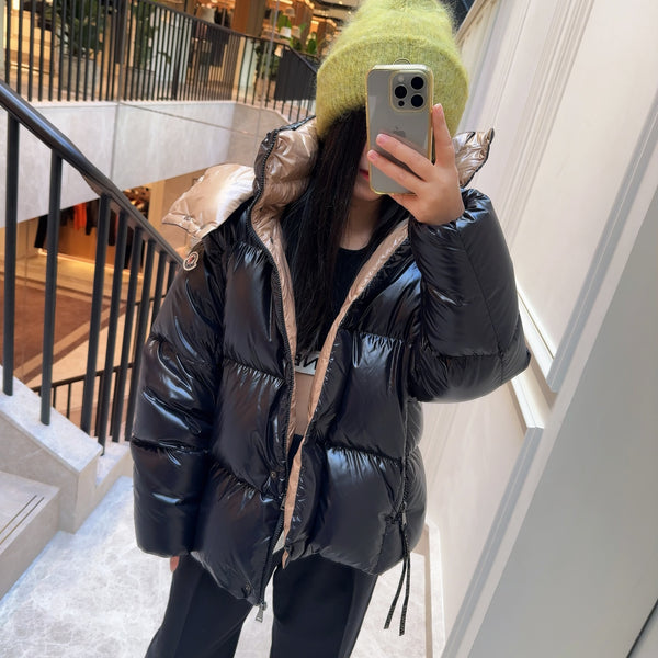 Moncler Classic Parana Hooded Short Down Jacket