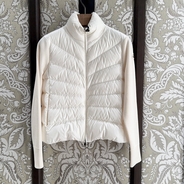 Classic Padded Wool Cardigan