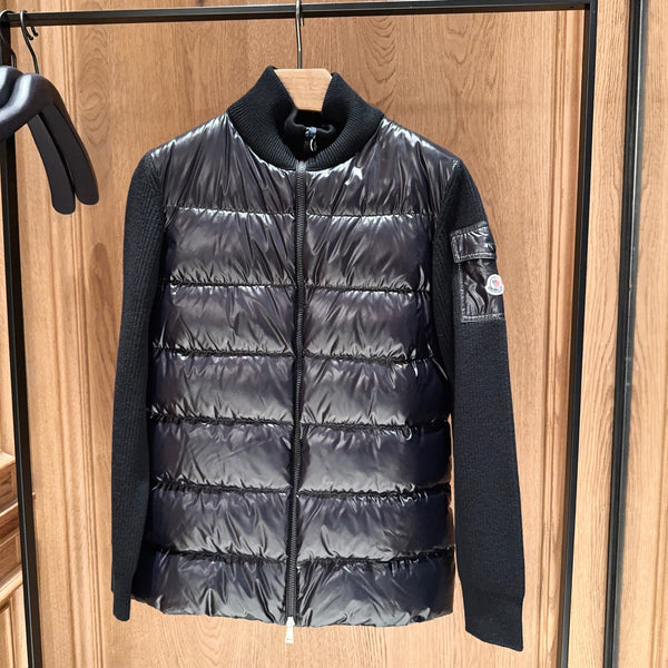 PADDED ZIP-UP SWEATSHIRT