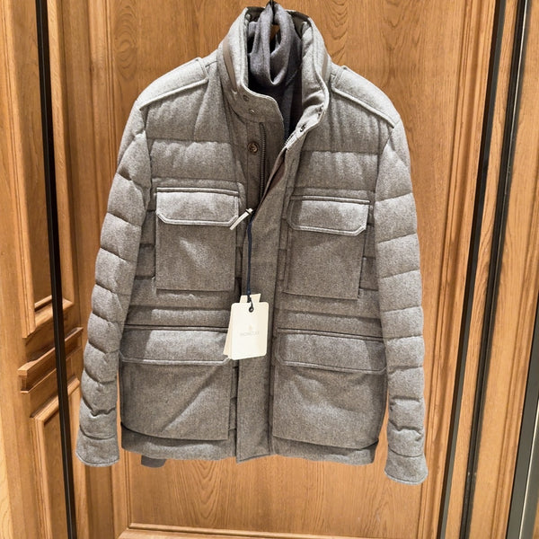 Munt Cashmere Hooded Short Down Jacket