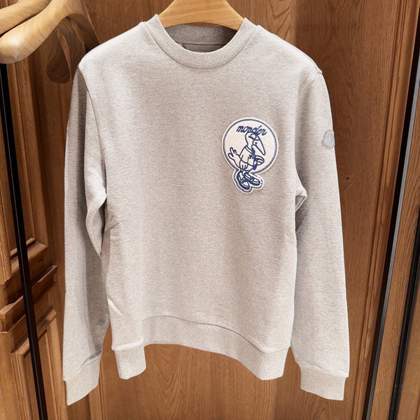 Moncler Mascot Patch Cotton Sweatshirt