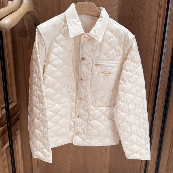 Kastos Diamond-Quilted Down Shirt Jacket