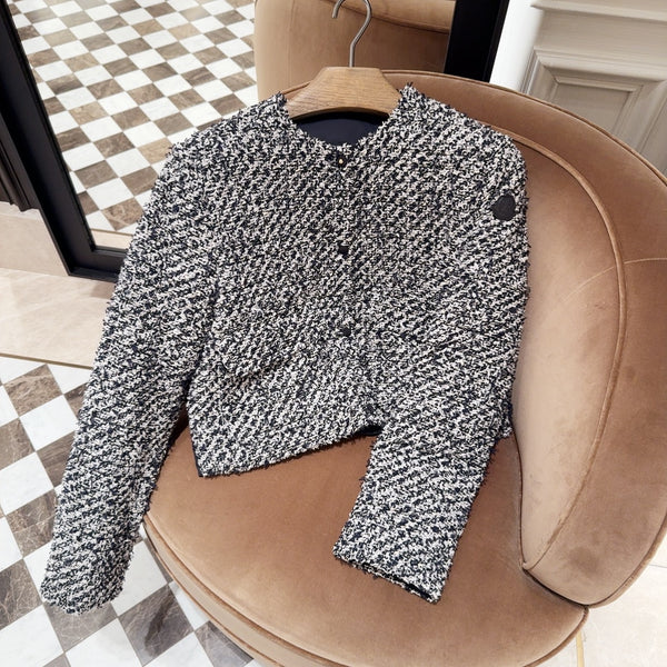 Dauphin Tweed Short Down Jacket