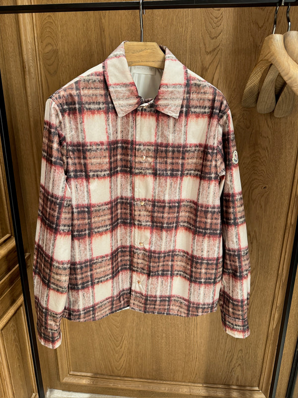 Check Padded Shirt Jacket