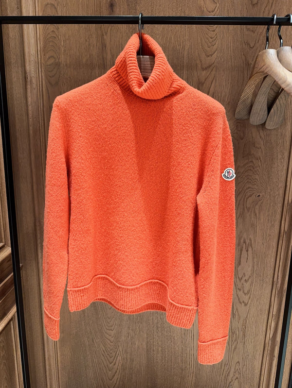Wool Blend Polo Neck Jumper