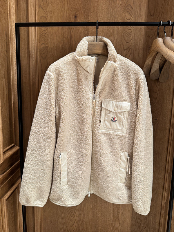 Teddy Zip-Up Sweatshirt with Pocket