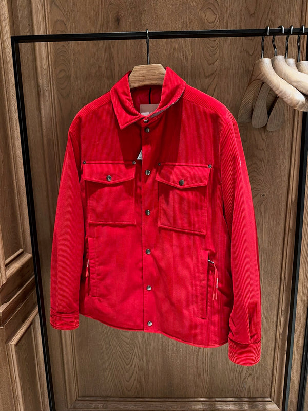 Ambroisie Corduroy Down Shirt Jacket