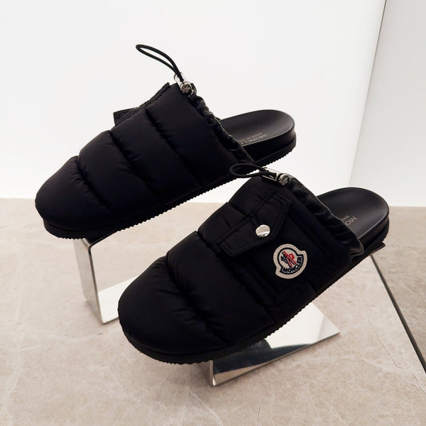 Mon Pocket Padded Leather Mules