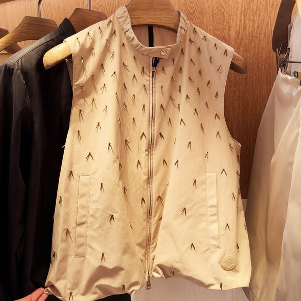 Limited Availability Gruilly Beaded Cotton Gilet