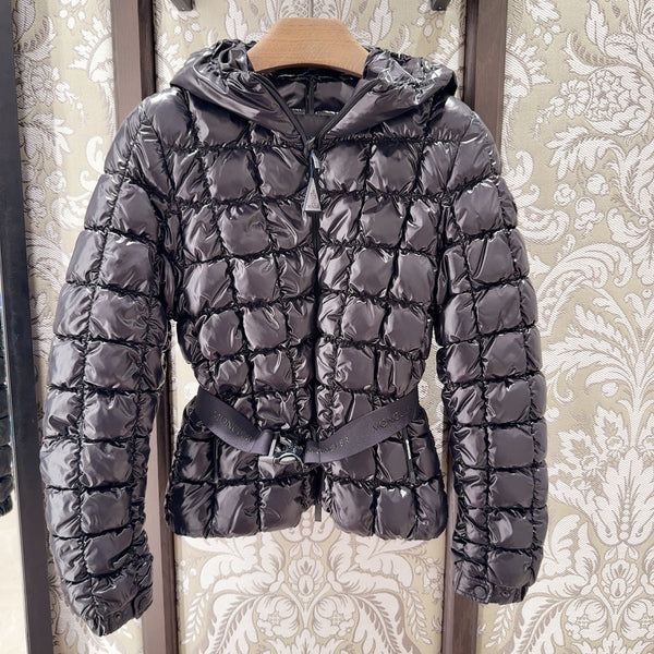 Eynard Hooded Square-Quilted Short Down Jacket