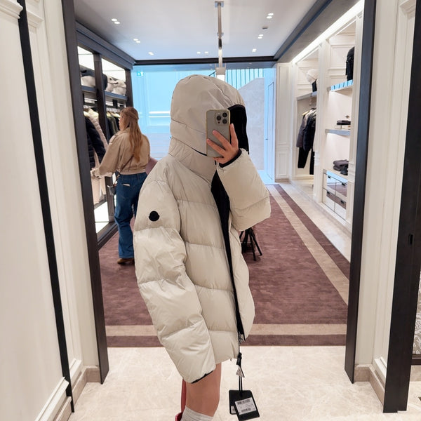 Forez Hooded Short Down Jacket