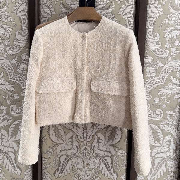 Dauphin Tweed Short Down Jacket